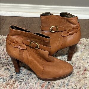 Banana Republic Brown Leather Ankle Boots